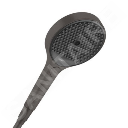 Hansgrohe Rainfinity - Pommeau de douche 130, noir chromé brossé 26864340