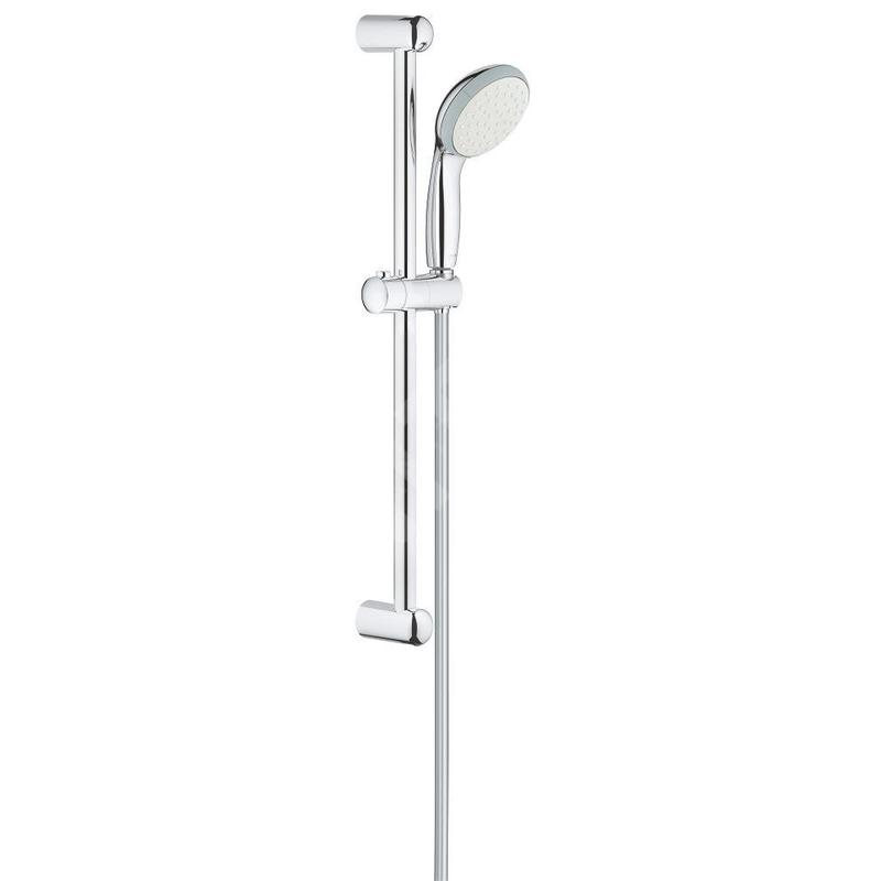 Grohe Vitalio Go - Set de pommeau de douche, 2 jets, barre et flexible, chrome 26196000