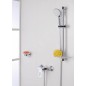 Grohe Vitalio Go - Set de pommeau de douche, 2 jets, barre et flexible, chrome 26196000