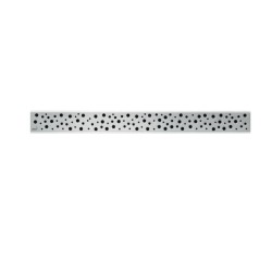 Alcadrain Grilles - Grille pour caniveau à douche linéaire 1150 mm, inox brillant BUBLE-1150L