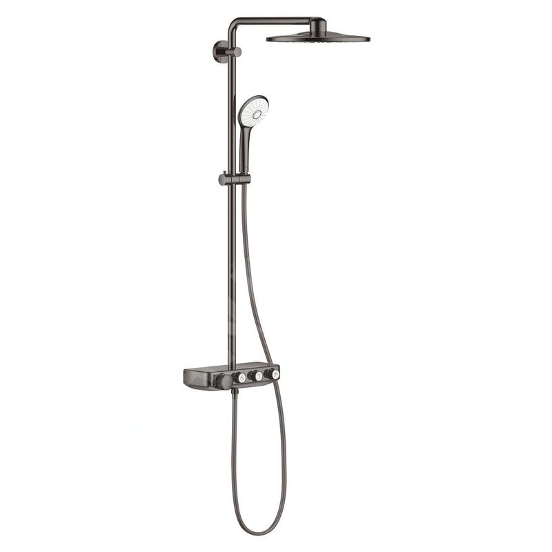 Grohe Euphoria SmartControl - Set de douche 310 Duo avec thermostat, 3 jets, Hard Graphite 26507A00