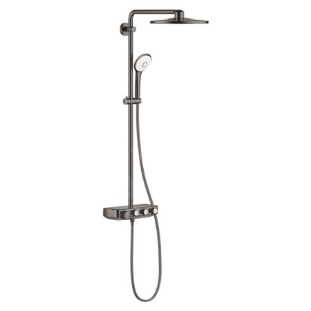 Grohe Euphoria SmartControl - Set de douche 310 Duo avec thermostat, 3 jets, Hard Graphite 26507A00