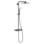 Grohe Euphoria SmartControl - Set de douche 310 Duo avec thermostat, 3 jets, Hard Graphite 26507A00
