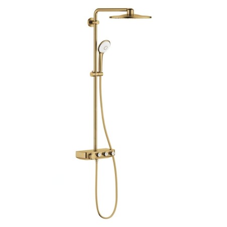 Grohe Euphoria SmartControl - Set de douche 310 Duo avec thermostat, 3 jets, Cool Sunrise brossé 26507GN0