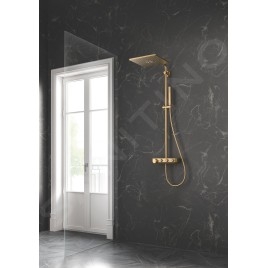 Grohe Euphoria SmartControl - Set de douche Cube 310 Duo avec thermostat, 2 jets, Cool Sunrise brossé 26508GN0