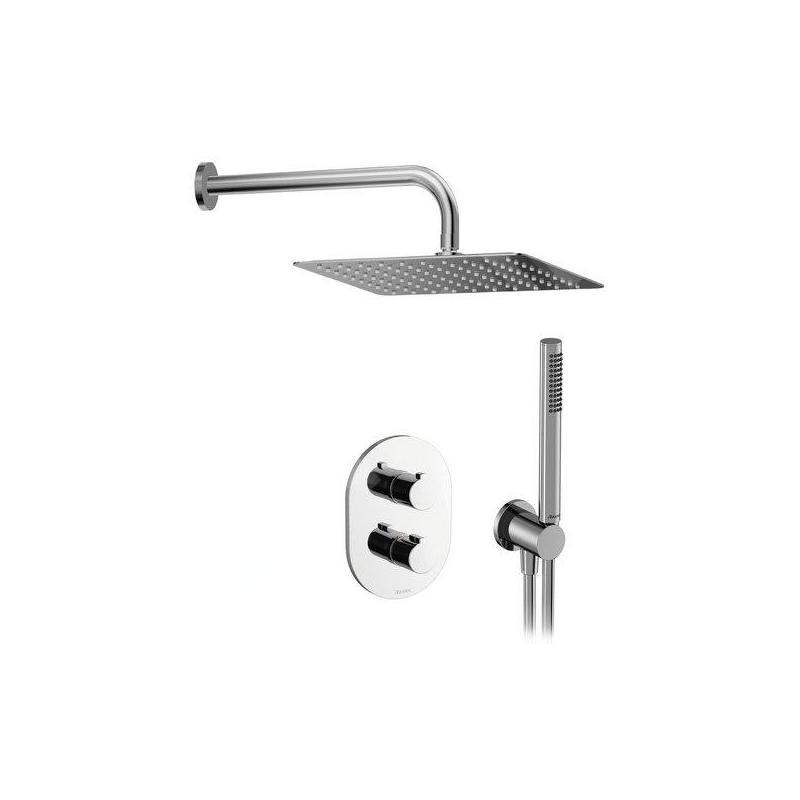 Ravak Chrome - Colonne de douche avec thermostat encastré, corps d’encastrement, chrome X07S015 Ravak Chrome - Colonne de douche avec thermostat encastré, corps d’encastrement, chrome X07S015
