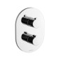 Ravak Chrome - Colonne de douche avec thermostat encastré, corps d’encastrement, chrome X07S015 Ravak Chrome - Colonne de douche avec thermostat encastré, corps d’encastrement, chrome X07S015