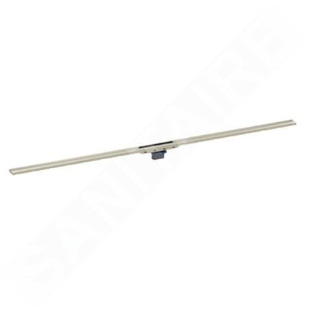 Geberit CleanLine - Canivelle de douche en inox 80, 300-900 mm, champagne poli / brossé 154.440.39.1