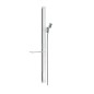 Hansgrohe Unica'E - Barre de douche 900 mm avec flexible de douche, blanc/ chrome 27640400