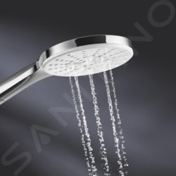 Grohe Rainshower SmartActive - Set de douche de tête 150 9,5 l/min, 3 jets, barre 900 mm et flexible, blanc lunaire 26594LS0