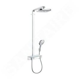 Hansgrohe Raindance Select E - Set de douche avec thermostat ShowerTablet, 300 mm, 2 jets, chrome 27126000