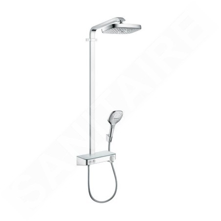 Hansgrohe Raindance Select E - Set de douche avec thermostat ShowerTablet, 300 mm, 2 jets, chrome 27126000