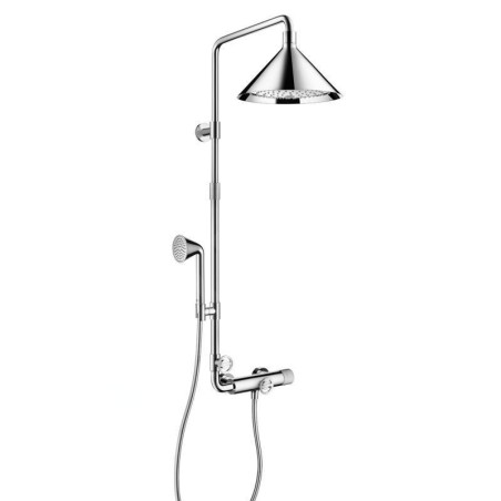Axor Showerpipe Front - Showerpipe 279 mm 2jet, mitigeur thermostatique de douche, chrome 26020000