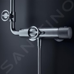 Axor Showerpipe Front - Showerpipe 279 mm 2jet, mitigeur thermostatique de douche, chrome 26020000