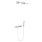 Grohe Rainshower SmartControl - Set de douche Duo encastré avec thermostat, 360 mm, blanc lunaire 26443LS0