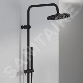Steinberg 390 - Set de douche avec thermostat, diamètre 220 mm, noir 390 2721 S