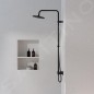 Steinberg 390 - Set de douche avec thermostat, diamètre 220 mm, noir 390 2721 S Steinberg 390 - Set de douche avec thermostat, diamètre 220 mm, noir 390 2721 S