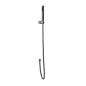 Cersanit Zen - Set de  pommeau de douche, support et flexible, gun metal S951-618