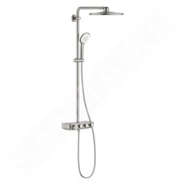 Grohe Euphoria SmartControl - Set de douche 310 Duo avec thermostat, 3 jets, supersteel 26507DC0