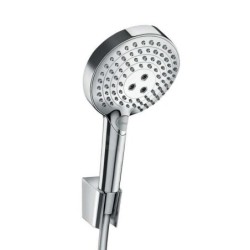 Hansgrohe Raindance Select S - Douchette 120 3jet P avec flexible 1,6 m et support, chrome 27668000