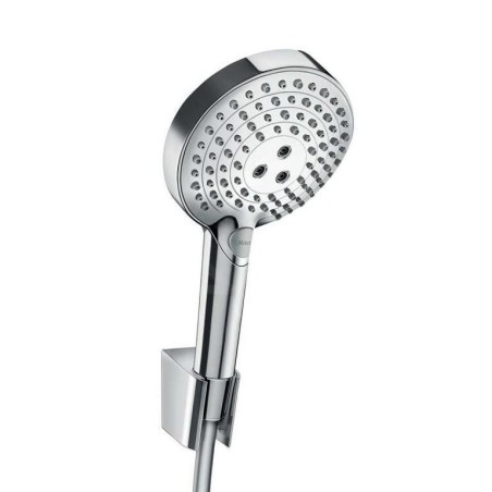 Hansgrohe Raindance Select S - Douchette 120 3jet P avec flexible 1,6 m et support, chrome 27668000