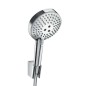 Hansgrohe Raindance Select S - Douchette 120 3jet P avec flexible 1,6 m et support, chrome 27668000