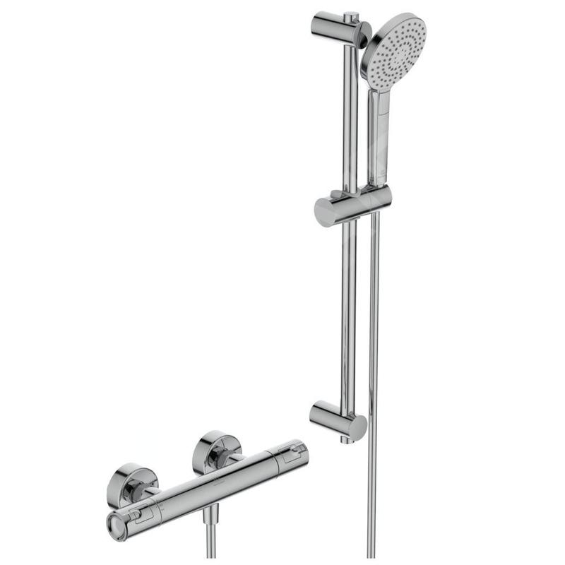 Ideal Standard CeraTherm - Colonne de douche T50 avec thermostat, 3 jets, chrome A7217AA Ideal Standard CeraTherm - Colonne de douche T50 avec thermostat, 3 jets, chrome A7217AA