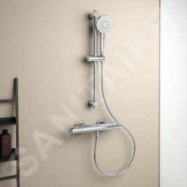 Ideal Standard CeraTherm - Colonne de douche T50 avec thermostat, 3 jets, chrome A7217AA