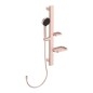 Ideal Standard ALU+ - Set de pommeau de douche, barre et flexible, 2 jets, rosé BD586RO