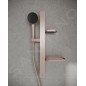 Ideal Standard ALU+ - Set de pommeau de douche, barre et flexible, 2 jets, rosé BD586RO