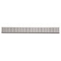 Alcadrain Grilles - Grille pour bac à douche linéaire 1450 mm, acier inoxydable mat PURE-1450M