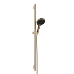 Hansgrohe Rainfinity - Set de pommeau de douche, barre et flexible, 3 jets, bronze brossé 28743140