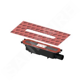 Tece TECEdrainprofile - Siphon pour profil de douche, bas, évacuation latérale DN50 673002