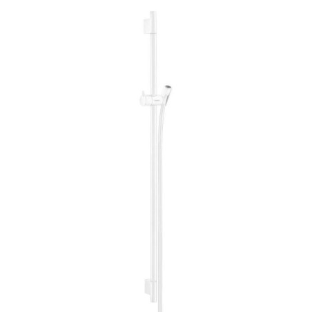 Hansgrohe Unica'S - Barre de douche 900 mm avec flexible, blanc mat 28631700