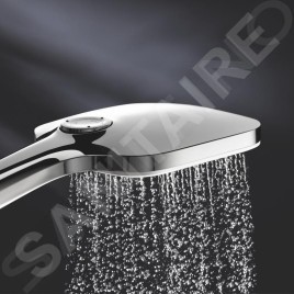 Grohe Rainshower SmartActive Cube - Douche de tête 130, 3 jets, blanc lunaire 26551LS0