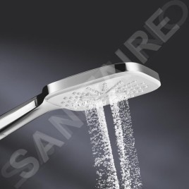 Grohe Rainshower SmartActive Cube - Douche de tête 130, 3 jets, blanc lunaire 26551LS0