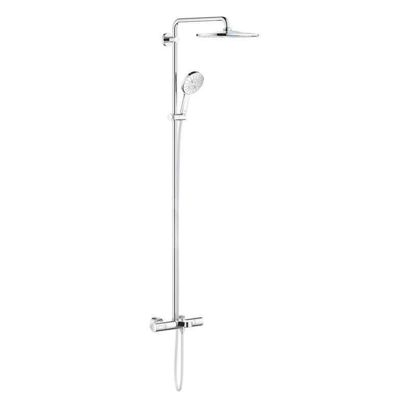 Grohe Rainshower SmartActive - Colonne de douche 310 avec mitigeur thermostatique mural, 9,5 l/min, 3 jets, chrome 26657000 Grohe Rainshower SmartActive - Colonne de douche 310 avec mitigeur thermostatique mural, 9,5 l/min, 3 jets, chrome 26657000