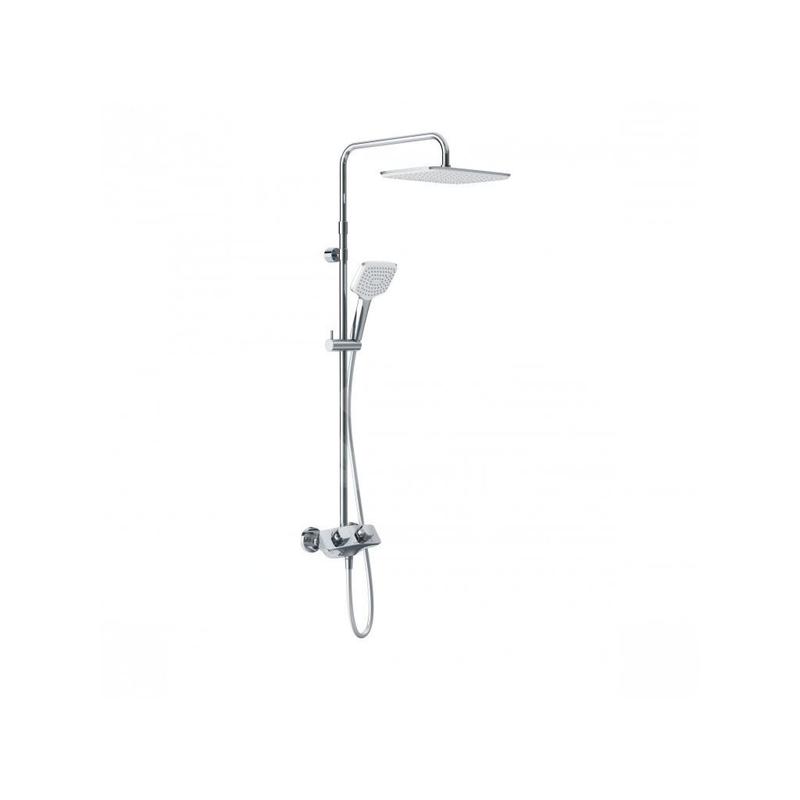 Kludi Cockpit - Colonne de douche Explorer avec thermostat, 300x220 mm, chrome 8005005-00