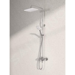 Kludi Cockpit - Colonne de douche Explorer avec thermostat, 300x220 mm, chrome 8005005-00