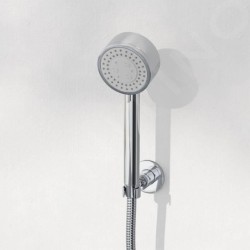 Steinberg 100 - Ensemble de pommeau de douche, support et flexible, 3 jets, chrome 100 1626