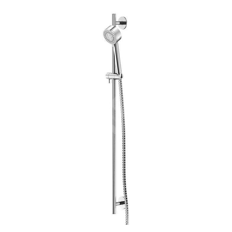 Steinberg 100 - Ensemble de pommeau de douche, barre et flexible, 3 jets, chrome 100 1622