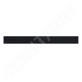 Alcadrain Grilles - Grille pour caniveau de douche linéaire 1050 mm, verre/noir GL1204-1050