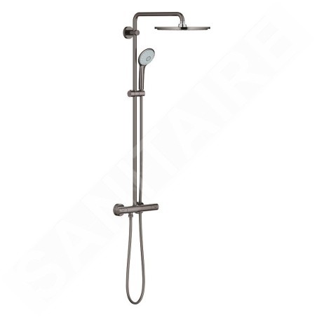 Grohe Euphoria - Colonne de douche 310 avec robinet thermostatique, montage murale, graphite foncé 26075A00