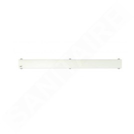 Alcadrain Grilles - Grille pour caniveau de douche 1150 mm, verre/blanc GL1200-1150