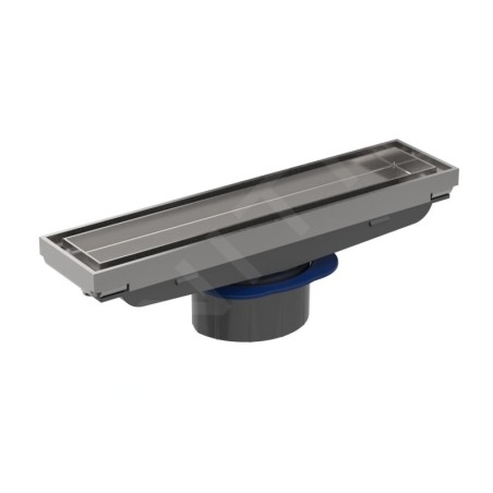 Geberit CleanLine - Canivelle de douche Geberit CleanLine à carreler, nickel inox 154.455.00.1