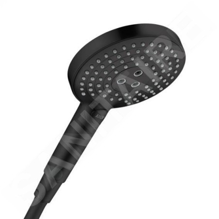Axor Programme de douche - Douche de tête, 3 jets, EcoSmart, noir mat 26051670