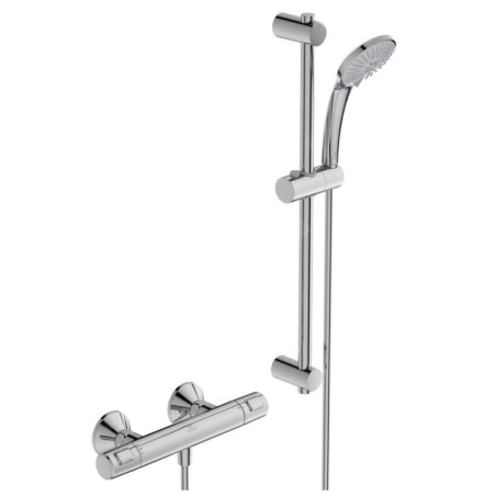 Ideal Standard CeraTherm - Colonne de douche T25 avec thermostat, 3 jets, chrome A7203AA