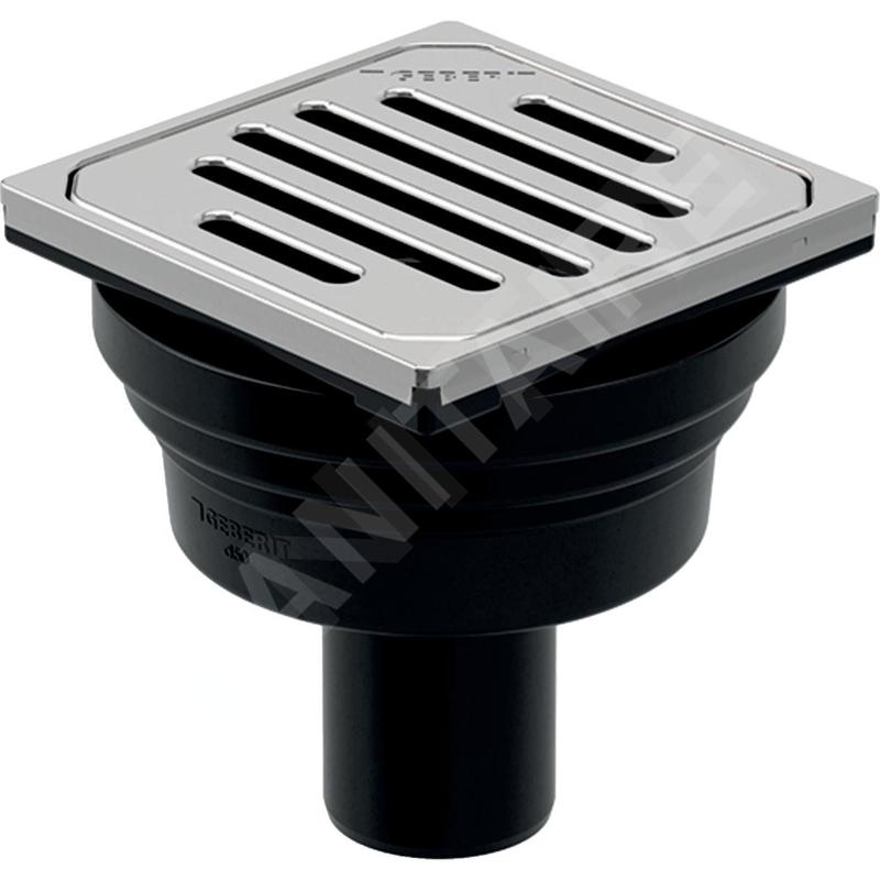 Geberit Varino - Siphon de sol vertical, d 50 mm 388.033.00.1