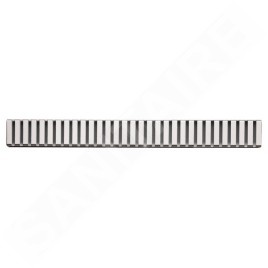 Alcadrain Grilles - Grille pour bac à douche linéaire 1450 mm, acier inoxydable mat LINE-1450M