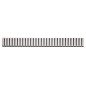 Alcadrain Grilles - Grille pour bac à douche linéaire 1450 mm, acier inoxydable mat LINE-1450M Alcadrain Grilles - Grille pour bac à douche linéaire 1450 mm, acier inoxydable mat LINE-1450M